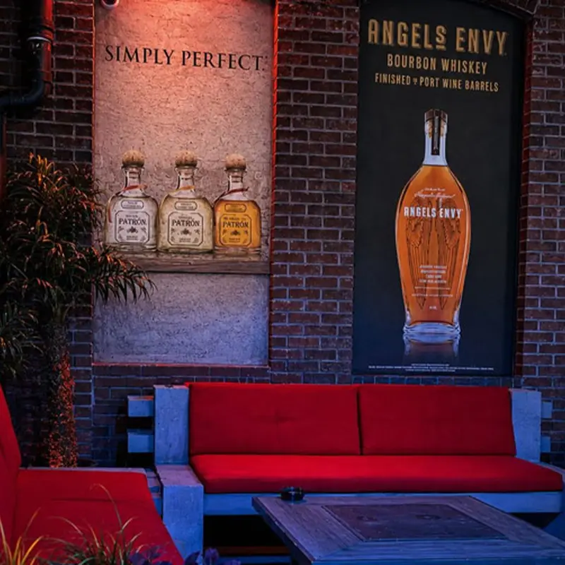 Bourbon Garden outdoor patio at PT’s Showclub Louisville